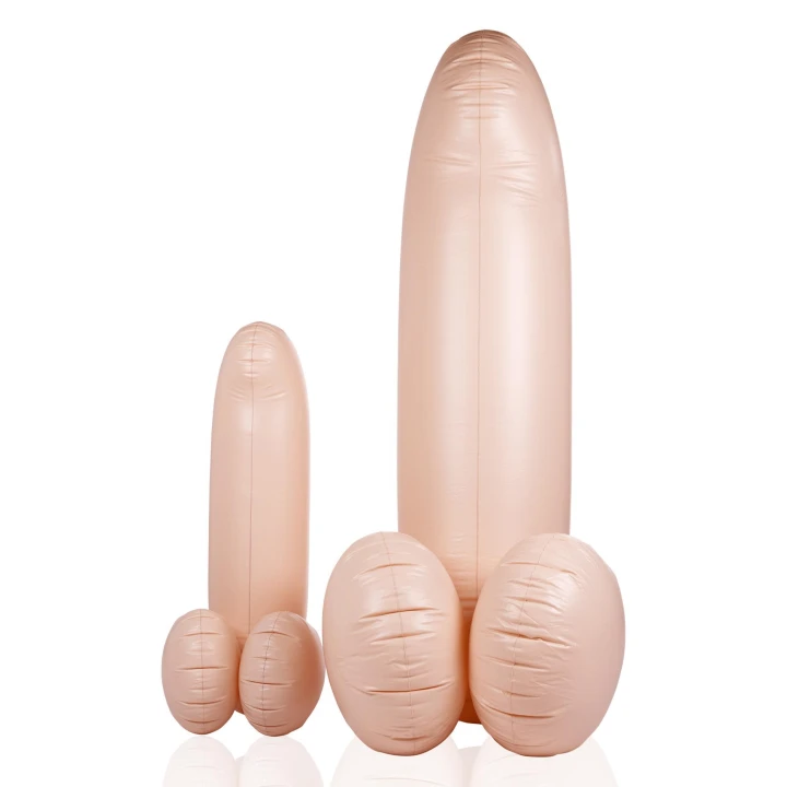 Nadmuchiwany penis PVC - 140 cm, wodoodporny, idealny na imprezy