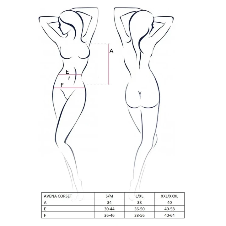 Gorset satynowy CASMIR, regulowane ramiączka, zapięcia do pończoch, stringi w komplecie