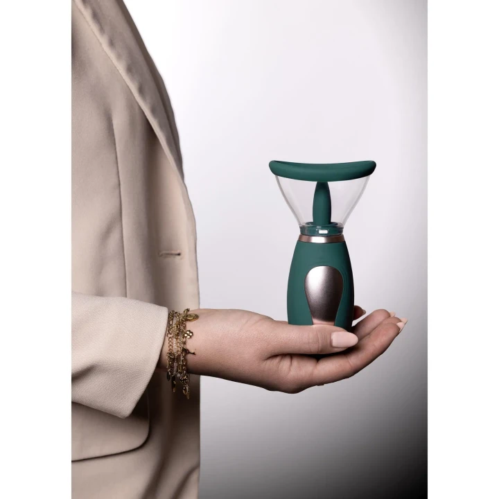 Pompka do łechtaczki i piersi Enhance - 13-biegowa, silikonowa, ładowana