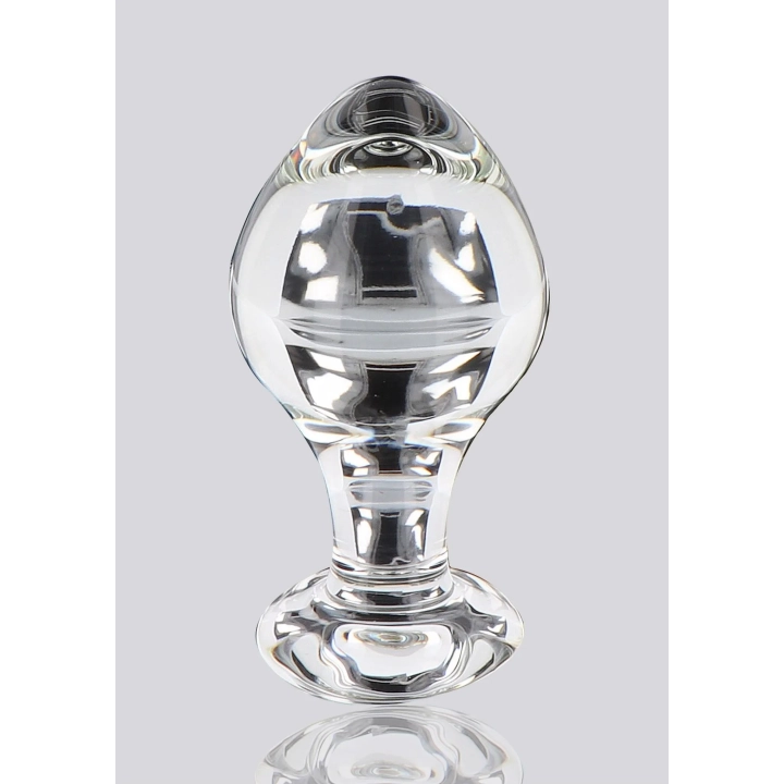 Plug analny TOYJOY GLASS WORXX szklany, wodoodporny, 9 cm długości