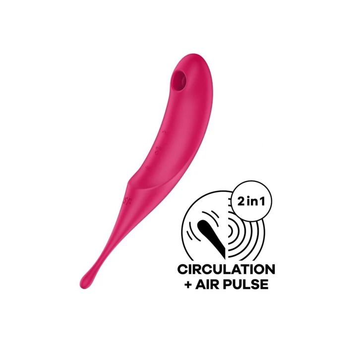 Stymulator łechtaczki Satisfyer Twirling Pro – 15 programów, wodoodporny, silikon medyczny