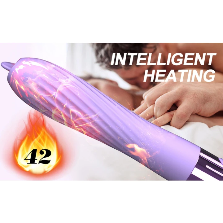 Stymulator punktu G, silikonowy, 10 trybów wibracji, funkcja ogrzewania