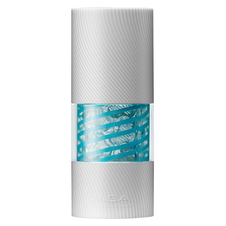 Masturbator Tenga Spinner Tetra — przezroczysty, obracający się, wielokrotnego użytku