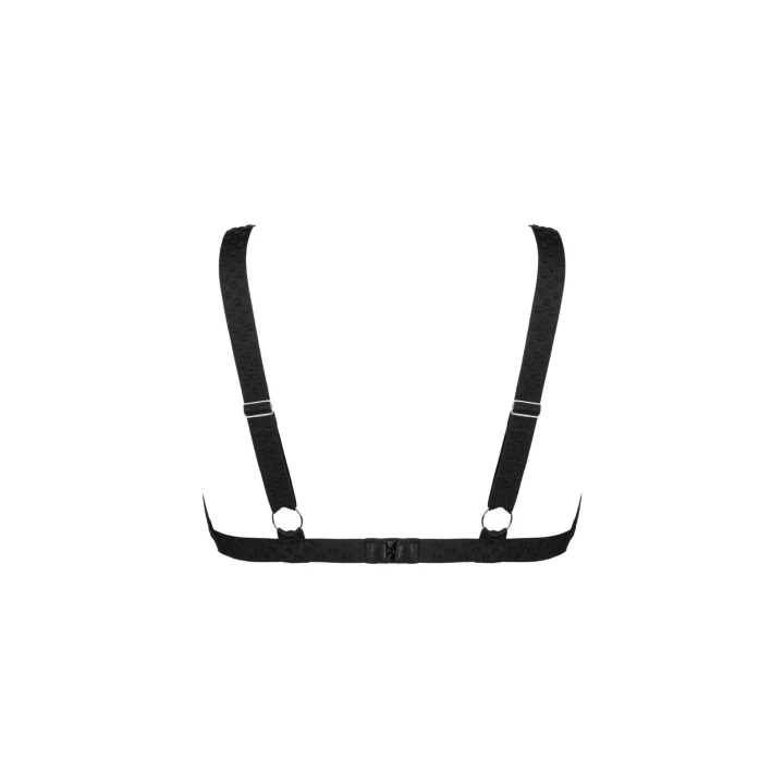 Biustonosz Estiqua OBSESSIVE, trójkątne miseczki, regulowane ramiączka, koronkowe zdobienia