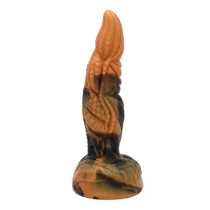 Dildo Power Monsters Tyrannosaurus 20,5 cm faliście teksturowany silikonowy