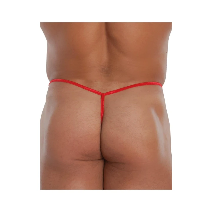 Stringi Męskie SOFTLINE COLLECTION 4470 - Czerwony, Elastyczne, Idealne Dopasowanie