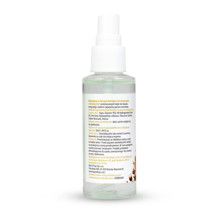 Preparat intymny i do masażu MyLove Aroma Series Coffee 2w1, wodny, 50 ml