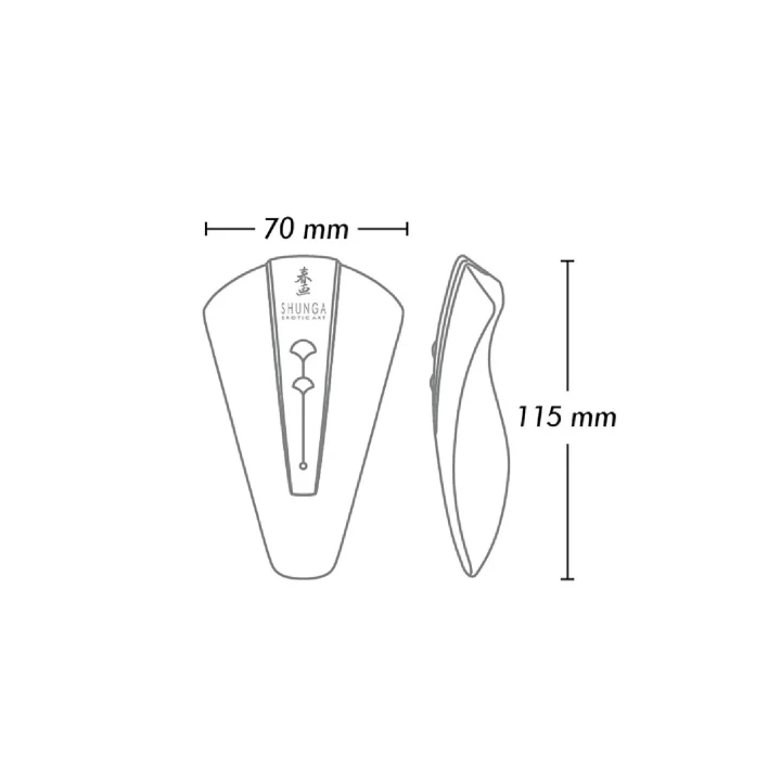Wibrator łechtaczkowy Obi Shunga – silikon medyczny, 10 trybów, wodoodporny