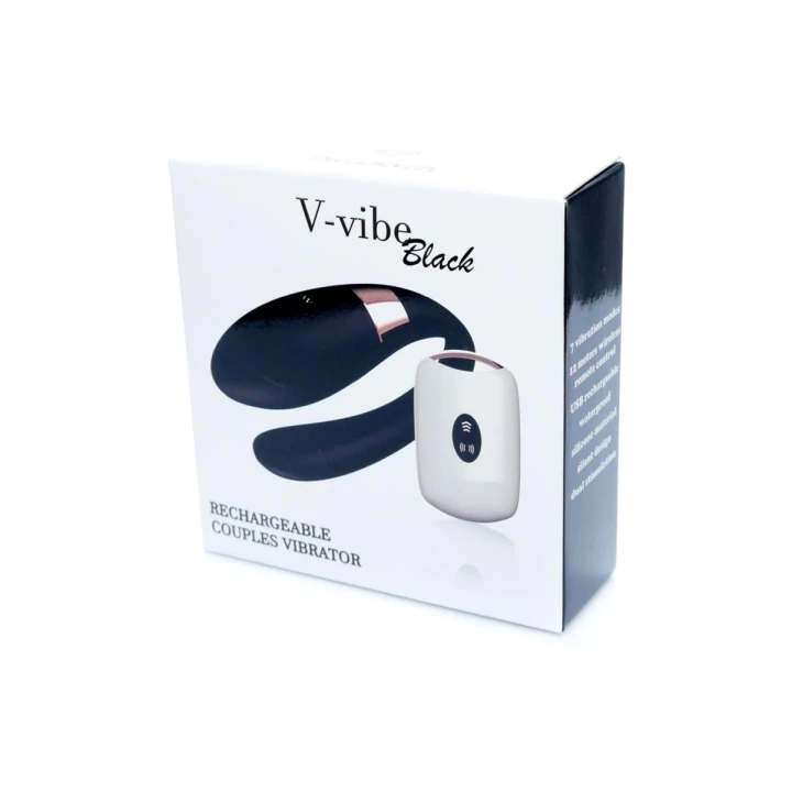 Stymulator łechtaczkowy V-Vibe USB, 7 funkcji, wodoodporny, zdalne sterowanie