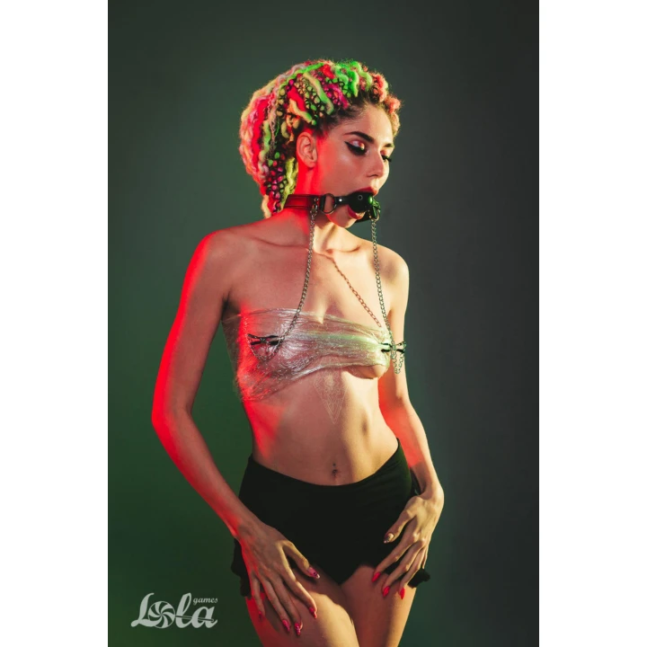 Knebel z klamrami na sutki Party Hard, długość 61 cm, wodoodporny, dla początkujących