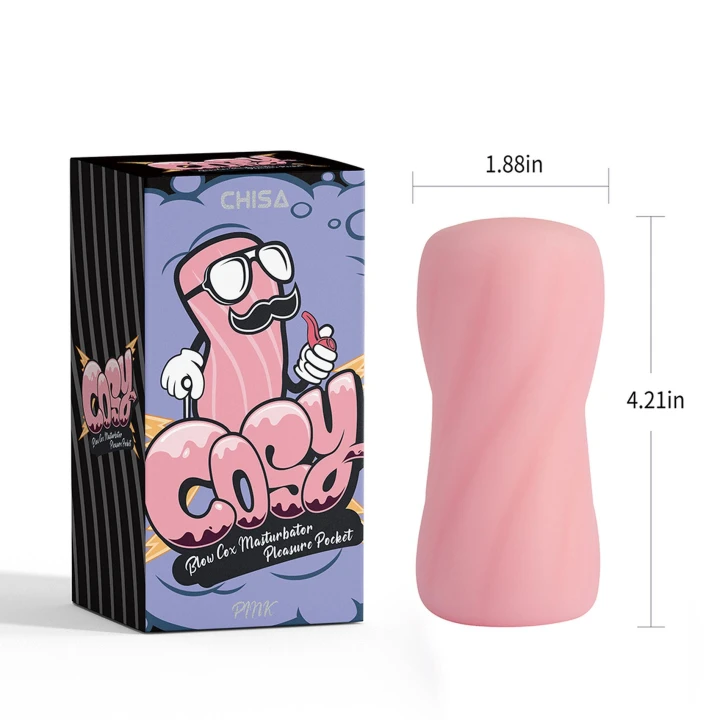 Masturbator TPE Blow Cox, 10,7 cm długości, 4,8 cm średnicy, elastyczny i bezpieczny