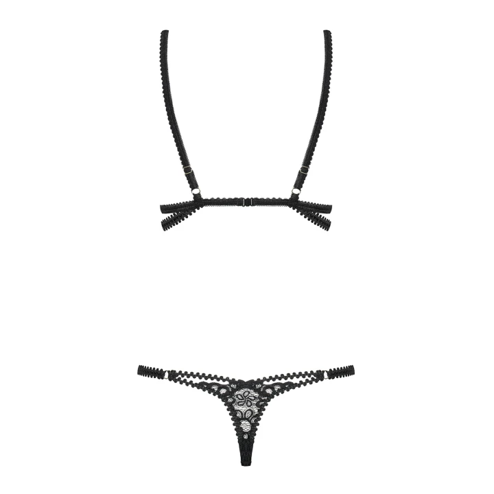 Body koronkowe OBSESSIVE Mixty L/XL, regulowane ramiączka, ozdobne paseczki