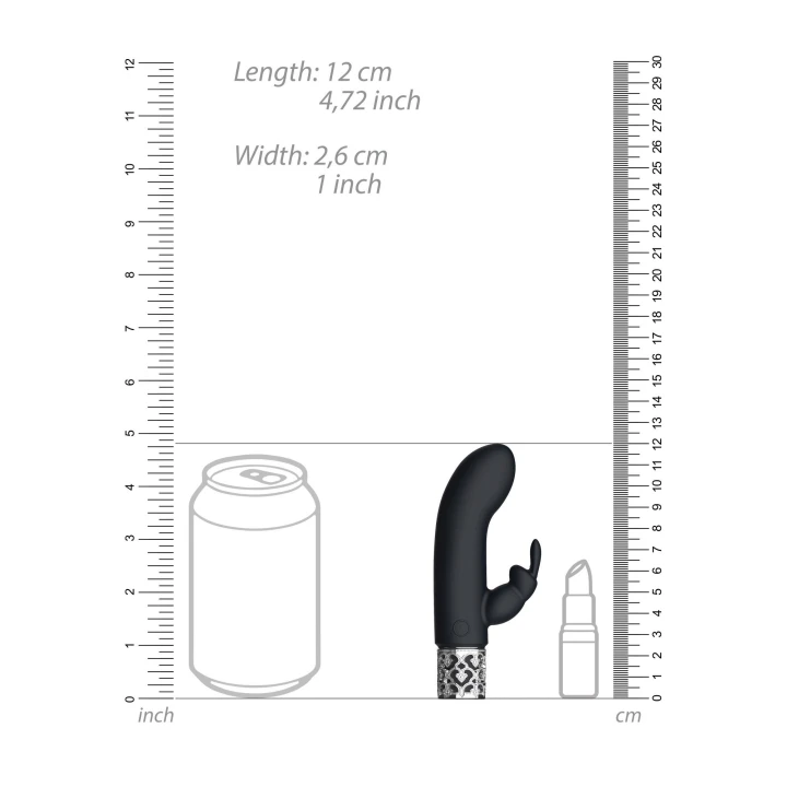 Wibrator silikonowy Dazzling - Akumulatorowy, 10 trybów, Wodoodporny