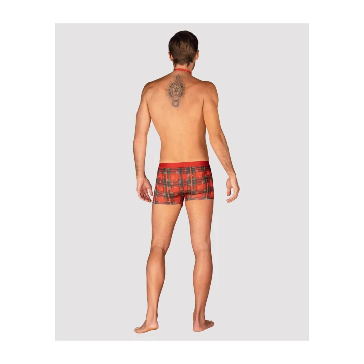 Bokserki i mucha Mr Merrilo OBSESSIVE 2XL/3XL, elastyczny materiał, świąteczny motyw, komfort