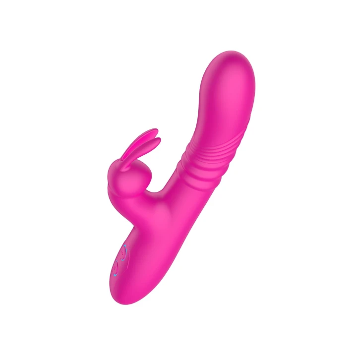 Wibrator króliczek - silikonowy, 10 wzorów wibracji, wodoodporny, USB