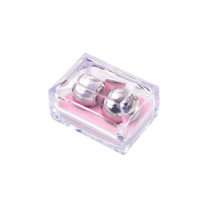 Kulki waginalne Metal TOYFA, stal medyczna, O 2.5 cm, hipoalergiczne, 64 g