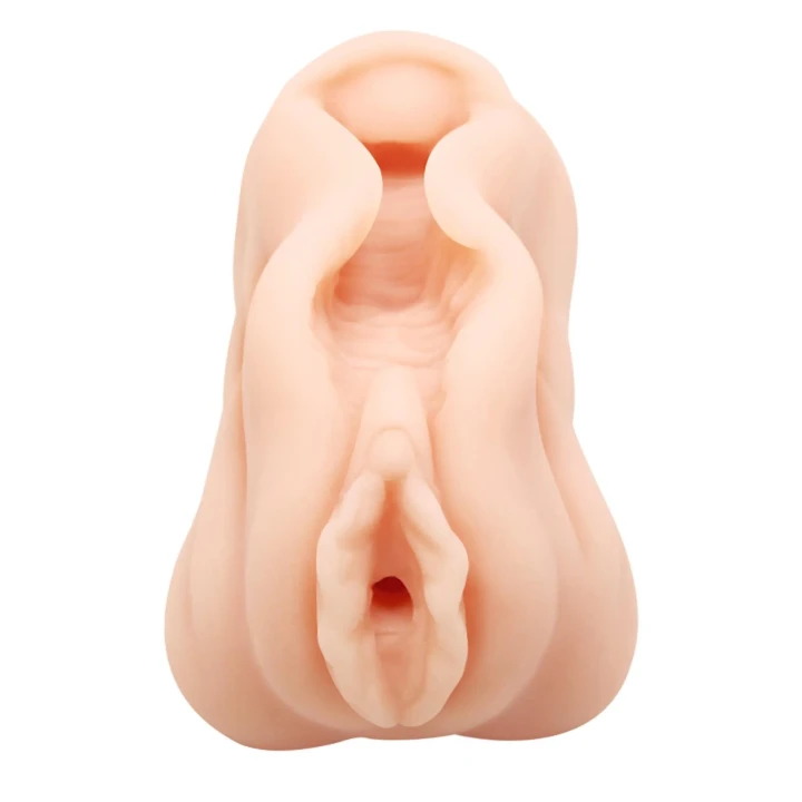 Masturbator realistyczny CRAZY BULL - TPR, wodoodporny, ciasny tunel żeberkowany