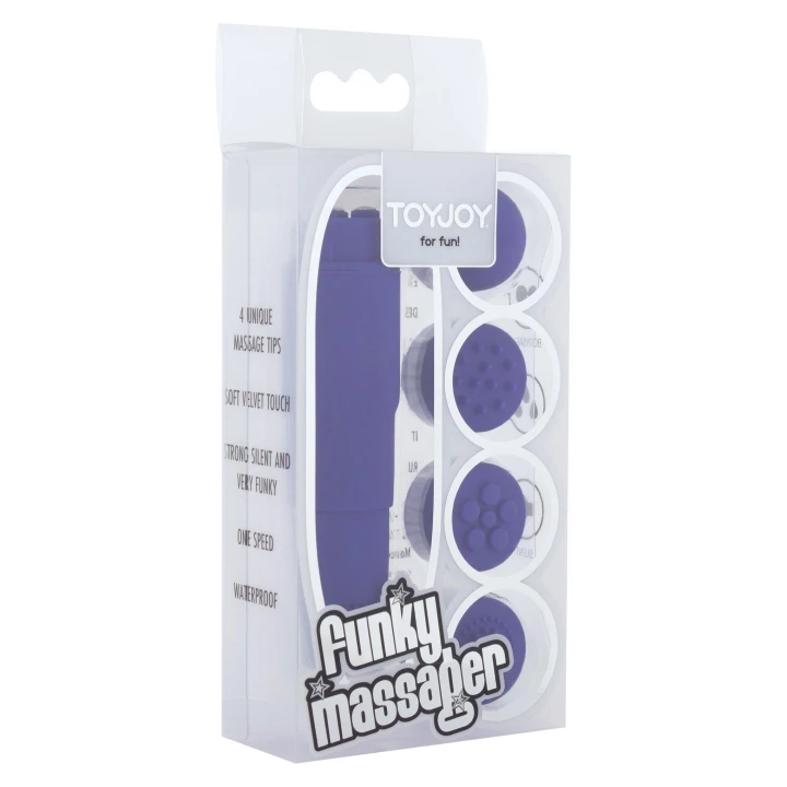 Masażer do ciała Funky Massager - TPE, wodoodporny, długość 9.5 cm