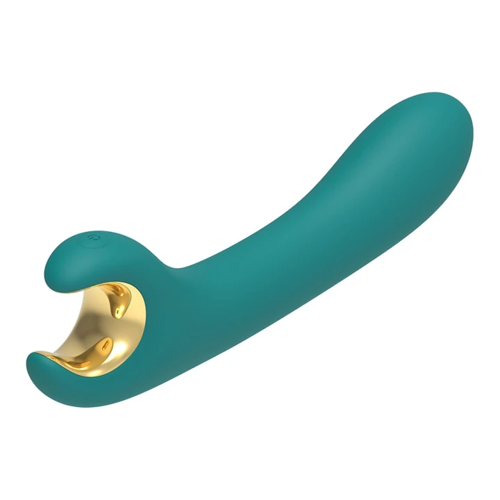 Wibrator wielofunkcyjny Mermaid Green, silikonowy, 9 trybów wibracji, wodoodporny IPX7