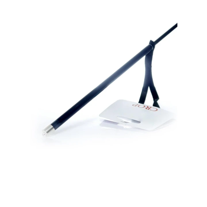 Szpicruta Fetish B - Włókno szklane, Skórzane zakończenie, 70 cm długości