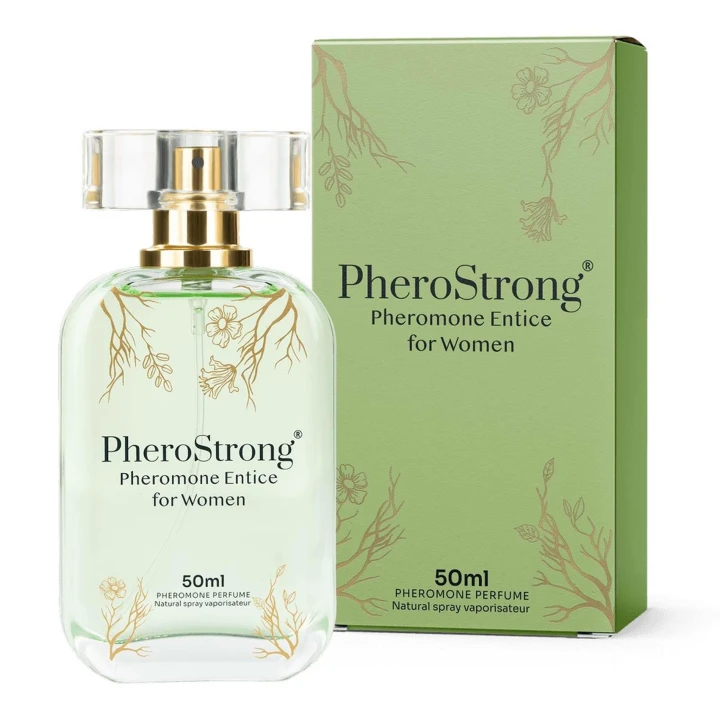 Pheromony dla kobiet PheroStrong Entice, 50ml - Kwiatowe nuty, świeżość i elegancja