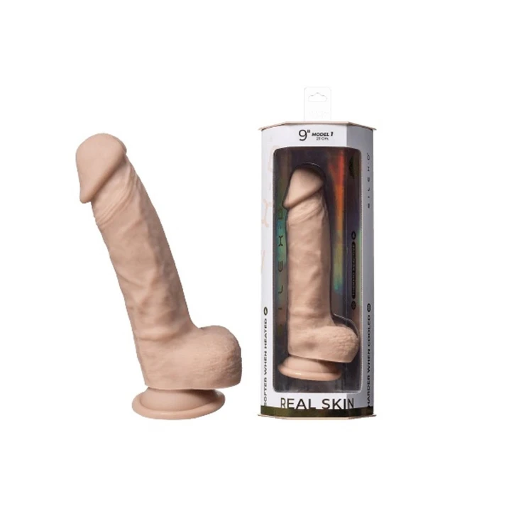 Dildo Silexd Model 1 - 9", SILEXPAN, termoreaktywne, wodoodporne
