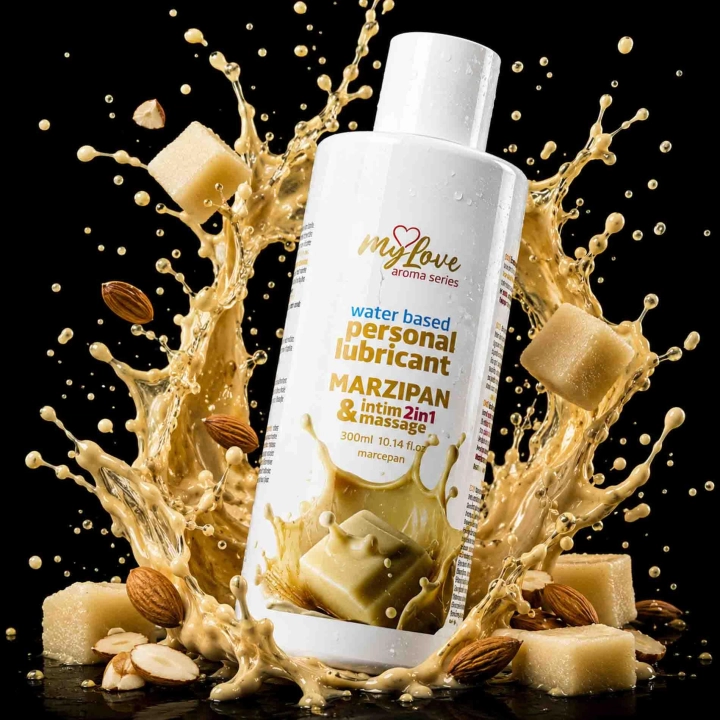 Wodny żel intymny i do masażu MyLove Aroma 2w1 Marcepan 300 ml