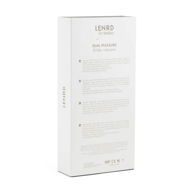 Wibrator B-Series LENRD Dual – podwójna stymulacja, 10 trybów, silikon IPX6