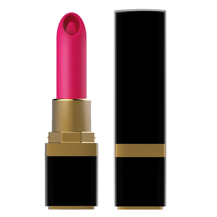 Wibrator łechtaczki Lipstick Pro — silikon/ABS, USB, 10 trybów, wodoodporny