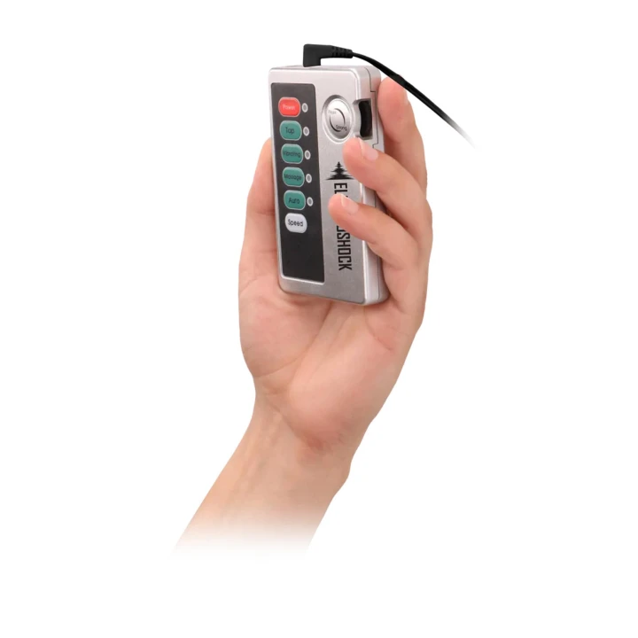 Stymulator sutków elektrostymulacyjny, seria Electro Shock, silikonowe przyssawki 4,5 cm