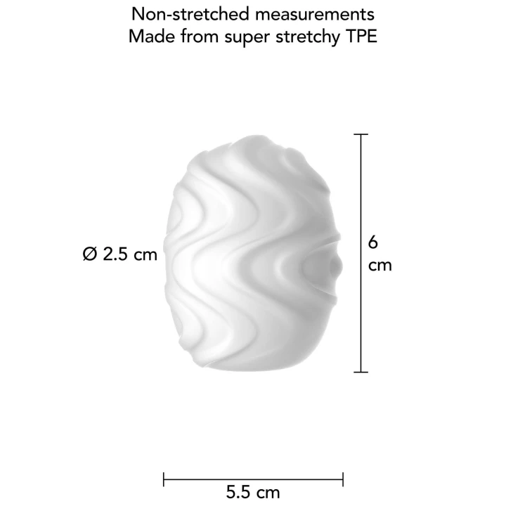 Masturbator mini TOYJOY HERO - elastyczny, teksturowany, kompaktowy TPE