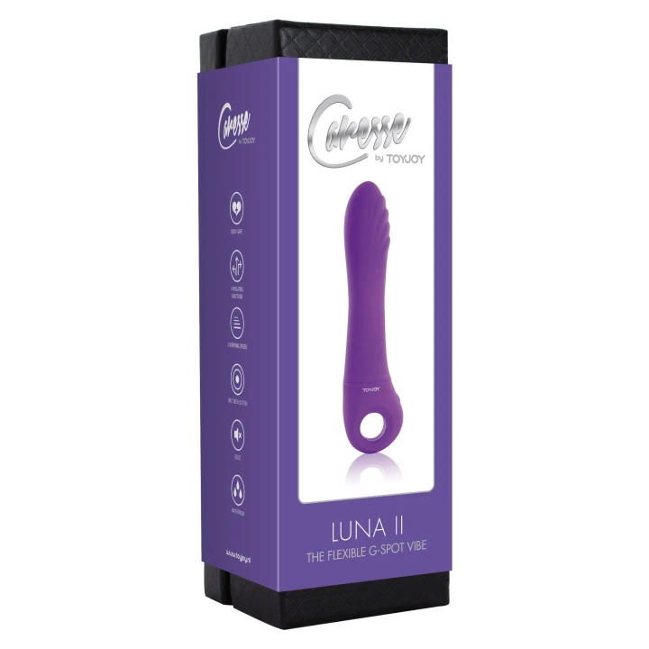 Wibrator G-spot Luna II, Silikonowy, Wodoodporny, 7 Funkcji, Fioletowy