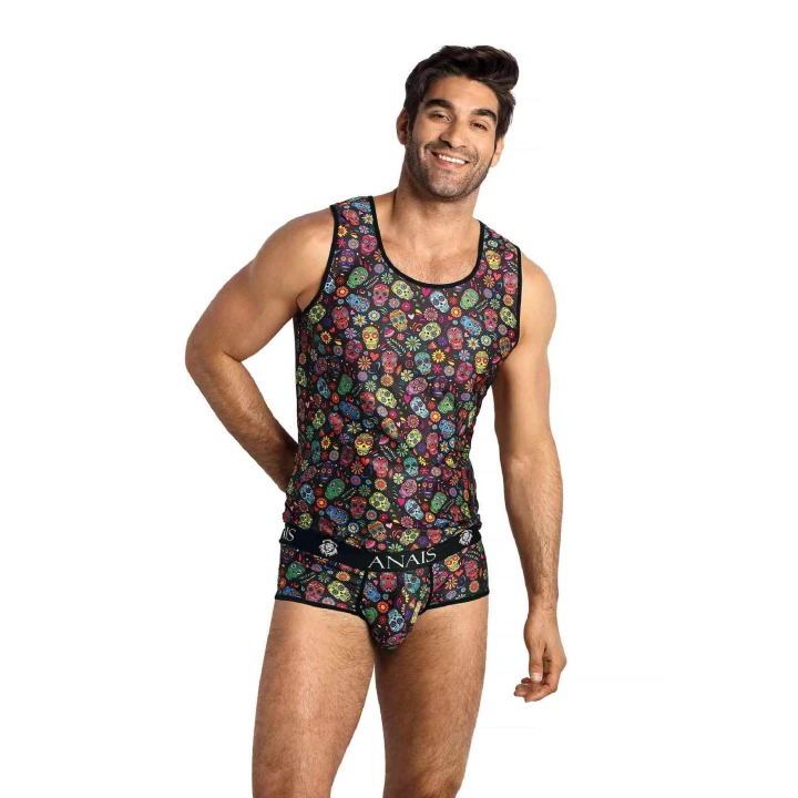 Koszulka męska ANAIS MEN, przylegająca, 80% poliamid, 20% elastan, rozmiar L