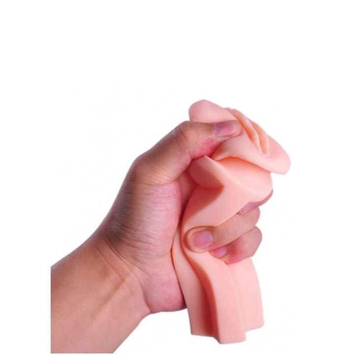 Masturbator - Cyber Skóra, Rozciągliwy, Wodoodporny, 16 cm długości, TPE