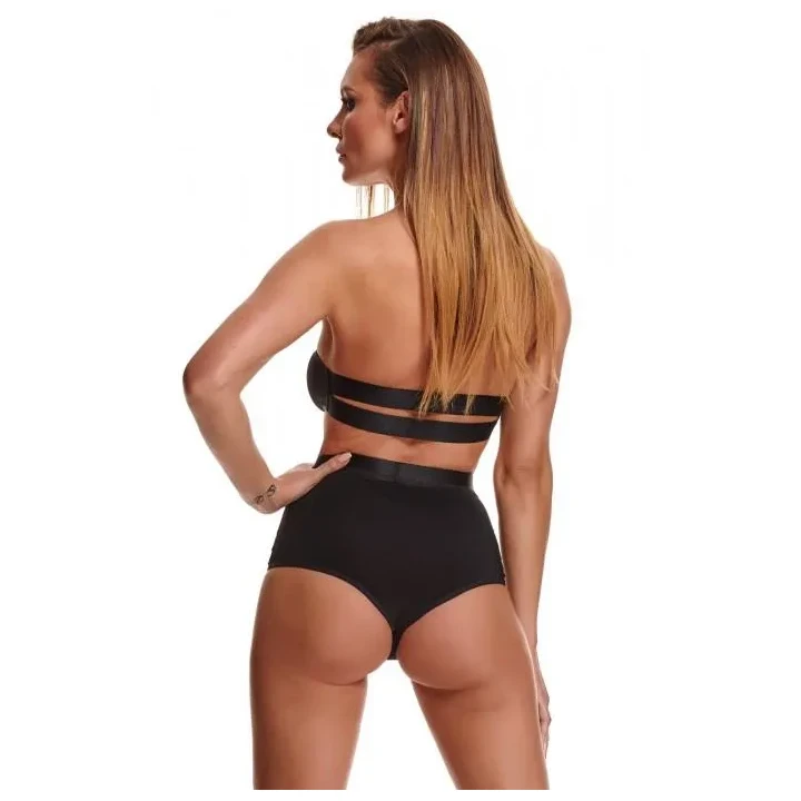 Stanik z szortami DEMONIQ Kolekcja Silver Touch - Elastyczny, Wysoka Talia, Komfortowy