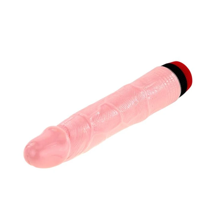 Dildo BAILE - 21 cm długości, realistyczne wibracje, wodoodporne, materiał TPR
