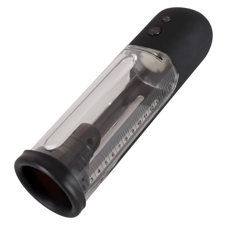 Pneumatyczna pompa do penisa, automat, silikonowy mankiet, 24,5 cm długości, ABSp