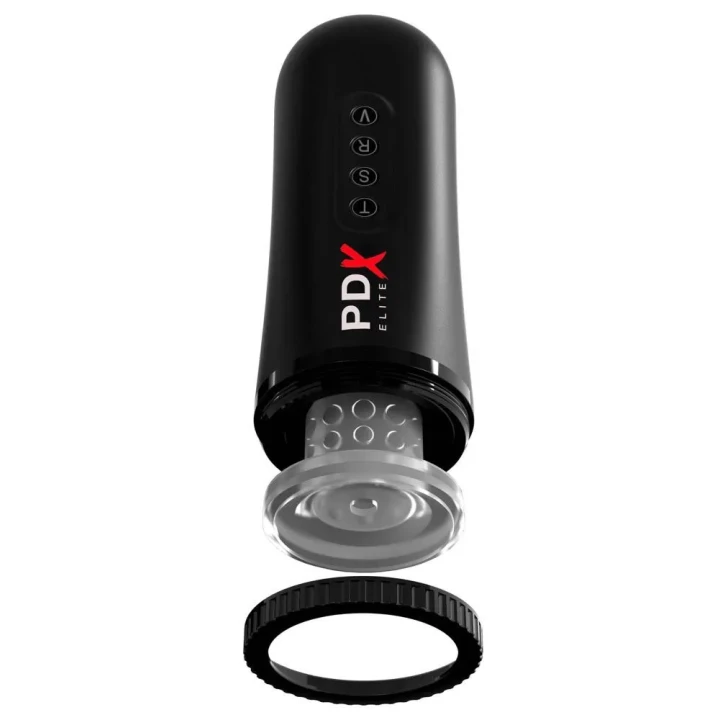 Masturbator automatyczny PDX Elite, 5 trybów wibracji, 3 tryby ssania, łatwe czyszczenie