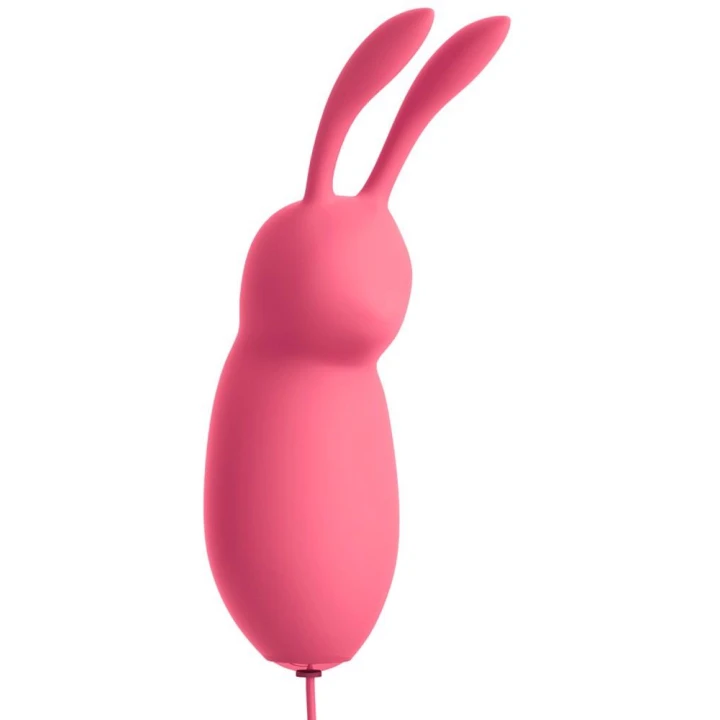 Wibrator mini typu bullet OMG! z 20 trybami, silikonu z elastycznymi uszami królika