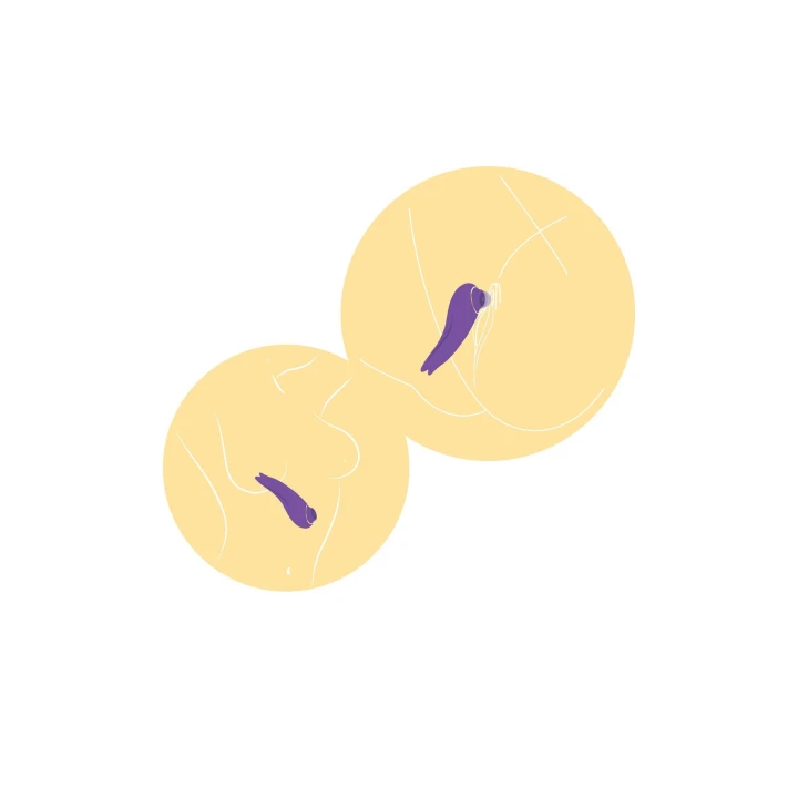 Stymulator łechtaczki SalsaTap – podwójna stymulacja, wodoodporny, silikony ABS