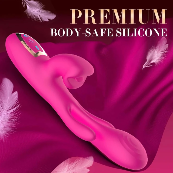 Masażer wibracyjny Towos, 10 trybów wibracji i ruchu, silikon medyczny