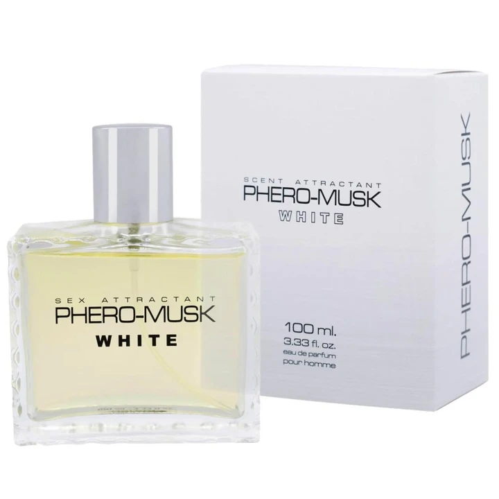 Woda perfumowana dla mężczyzn AURORA PHERO-MUSK WHITE 100ml, nuty bergamotki, piżmo