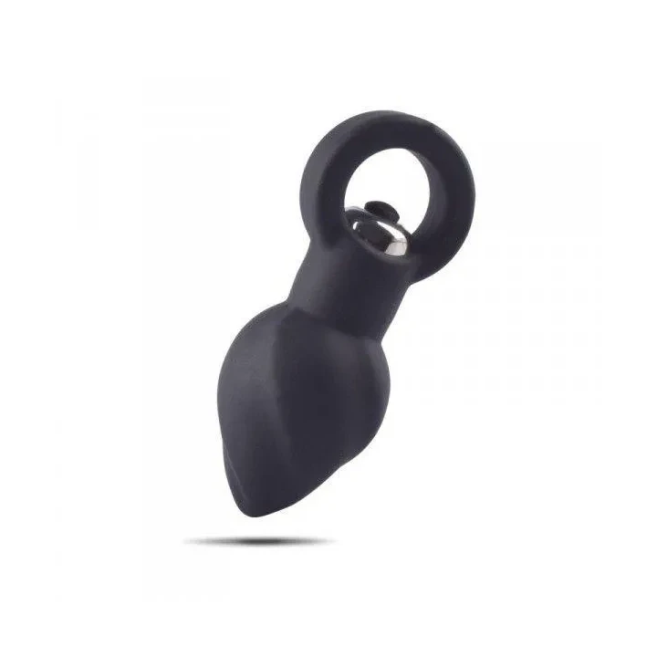 Plug analny wibrujący Helix - silikonowy, 8 cm, z bateriami, unikalny kształt