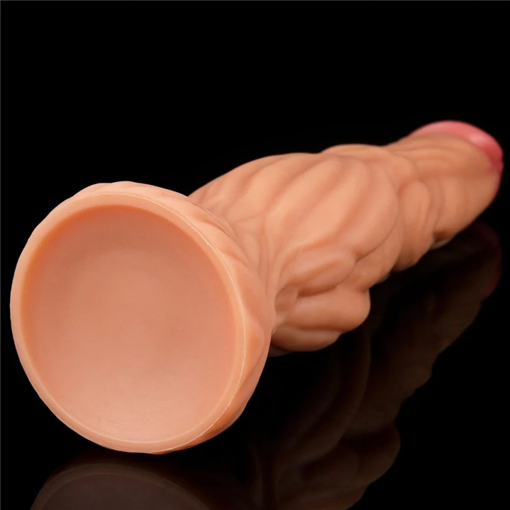 Dildo Love Toy, silikon płynny, 24.5 cm długości, 6.3 cm średnicy, wibrujący
