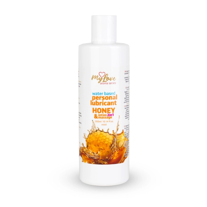 Żel intymny i do masażu MyLove Aroma Series 2w1, wodny, miód, 300ml