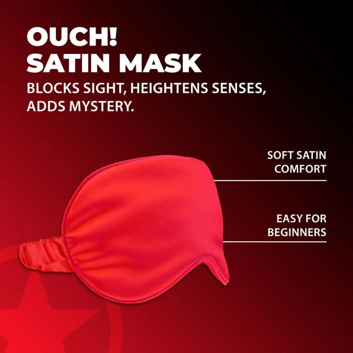 Opaska na oczy Satin Mask – luksusowy satynowy materiał, elastyczny komfort