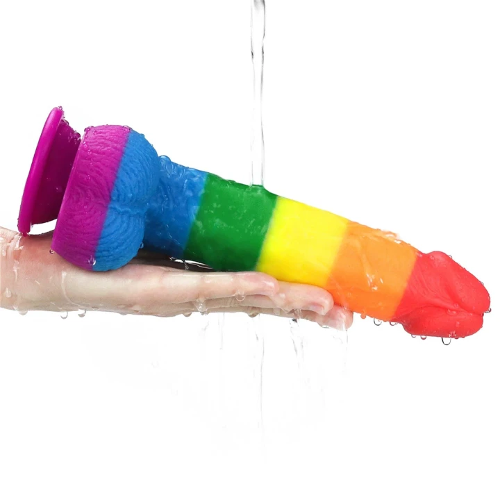 Dildo Prider 9'' - Platynowy silikon, 22,5 cm długości, ergonomiczny kształt