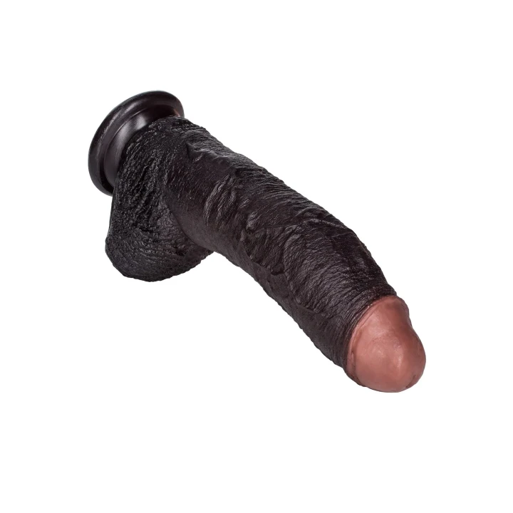 Dildo Sean Michaels, PVC, wibrator, 19 cm długości, wodoodporny
