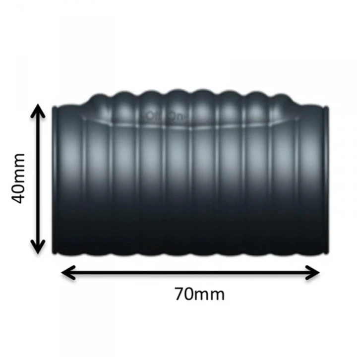 Nakładka wibracyjna Marc Dorcel Deep Vibe, 7 cm, elastyczny termoplastyczny elastomer