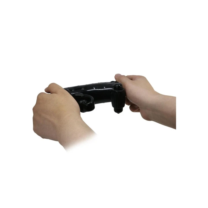 Osłona wibracyjna, PRETTY LOVE - ROMANZO MC64, TPE, realistyczna faktura, z pierścieniem na jądra.